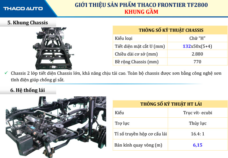 Khung chassis TF2800